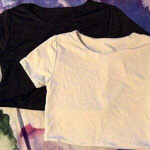 Classic Black and White Women's Tops